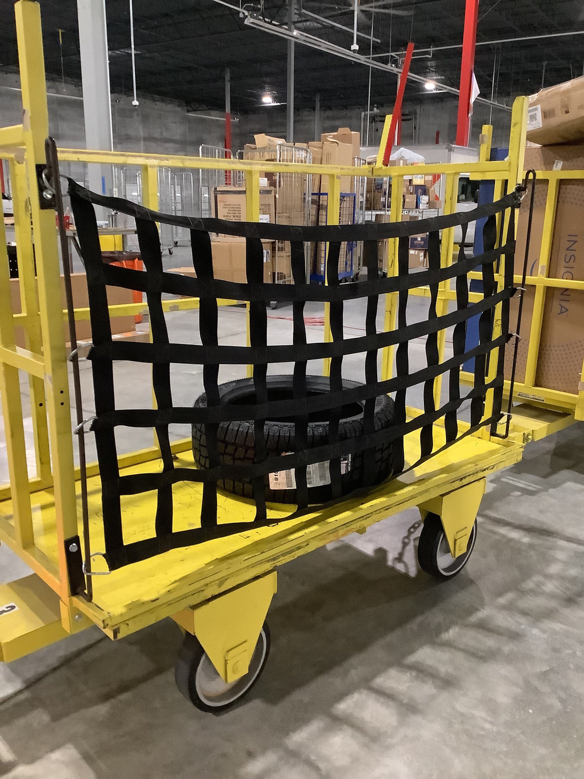 Tugger Cart Containment Nets